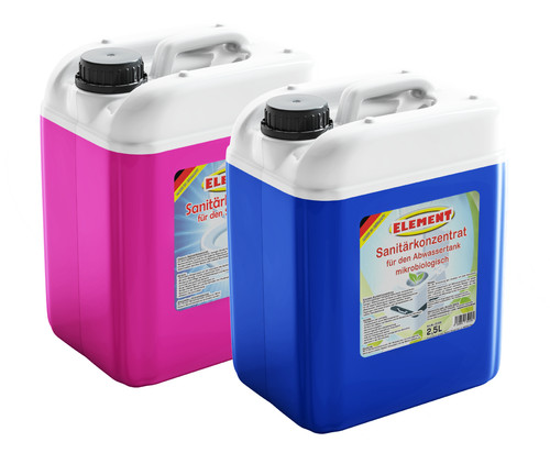 Kit liquido sanitario 5 - liquido, 2,5