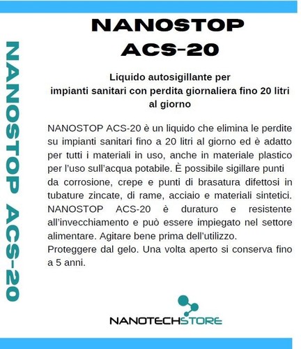 Nanostop acs liquido - nanostop,