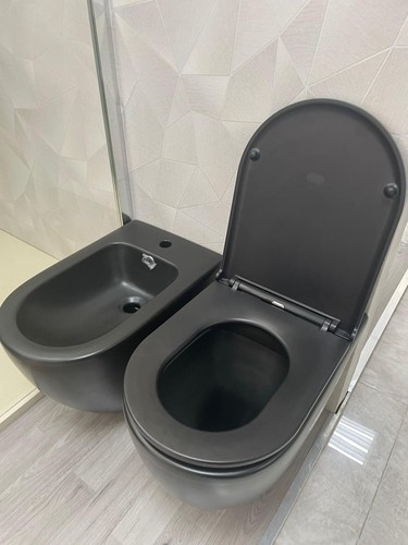 Sanitari bagno terra nero - sanitari,