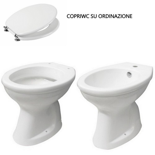 Coppia sanitari vaso - sanitari, bidet